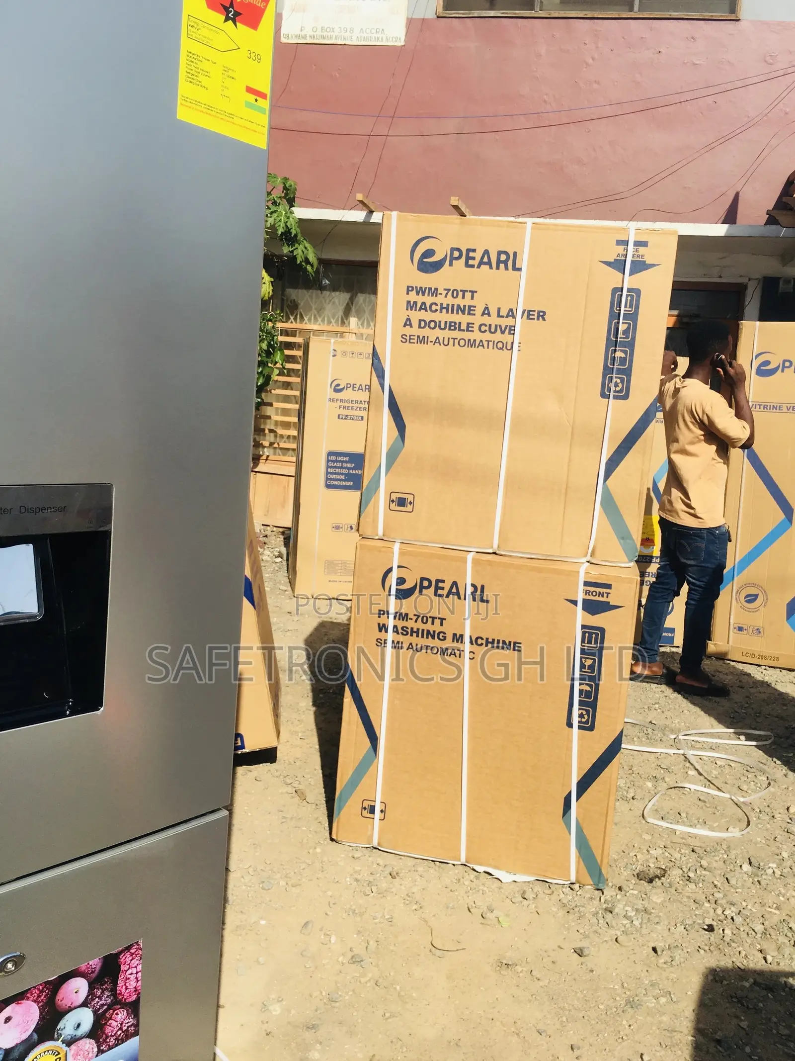 Pearl Washingmachine 7kg Semiautomatic Topload Electric