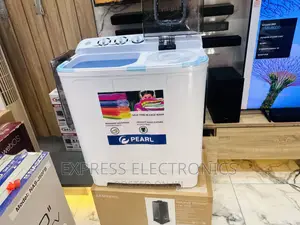 7kg Topload Twintub Washing Machine Pearl White Dry Express