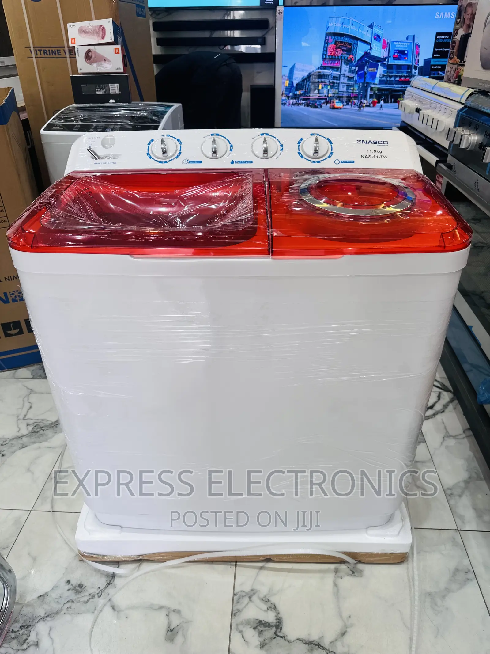 Twintub Design for Wash and Spin Topload Nasco 11kg