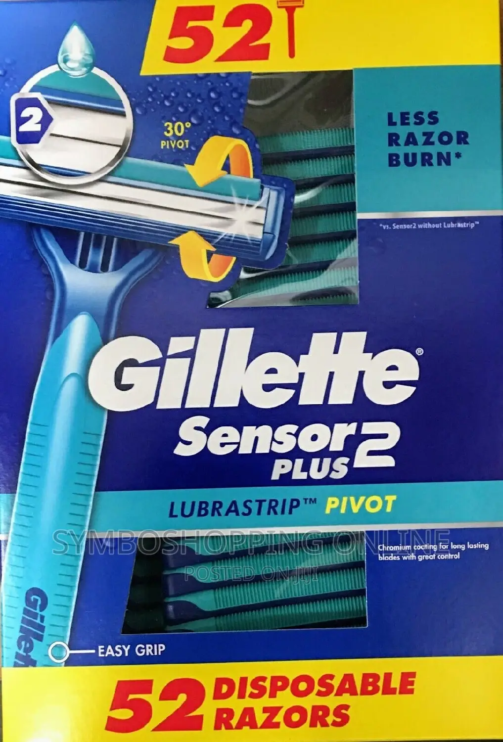 Gillette Sensor2 Plus Disposable Razors - 52 Count