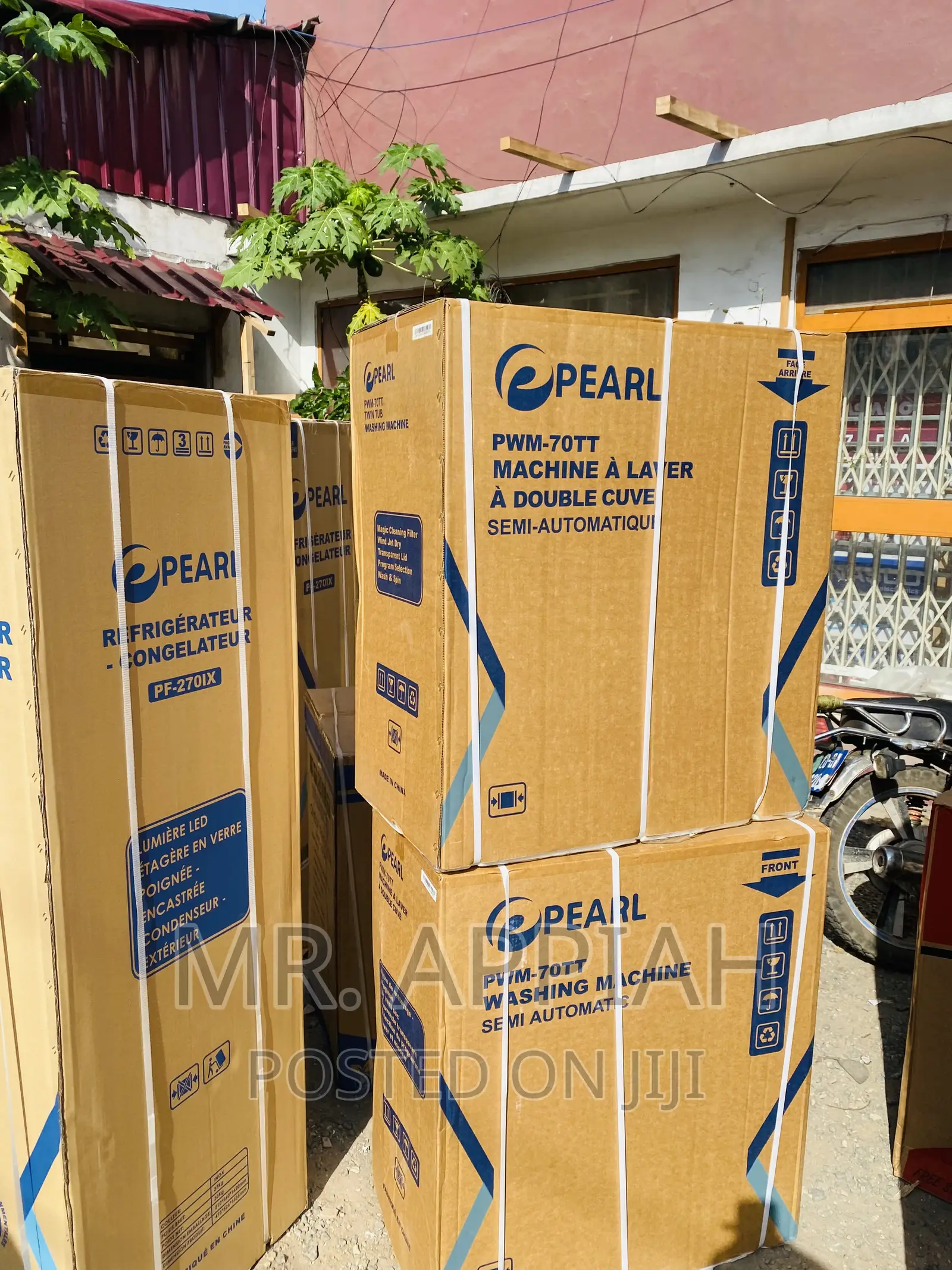Newly in Stock Pearl 7kg Automatic Washing Machine(White).