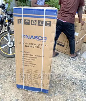 Brand New Nasco Double Door Nasf2-13 Electric Fridge.