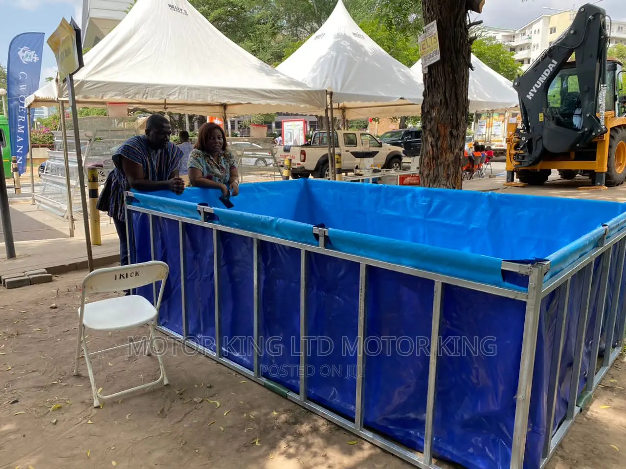 Portable High Quality Tarpaulin Fish Pond