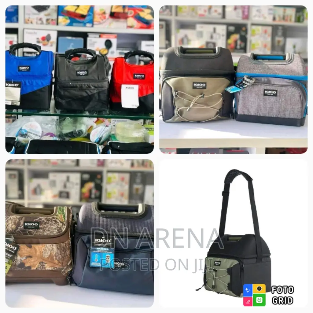 Igloo Insulated Lunch Bag 9 Can Capacity and 16 Can Capacity