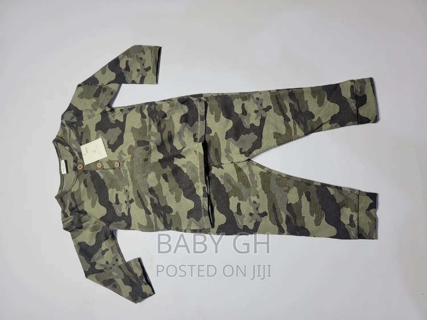 Next Army Top and Down Pair for Boys