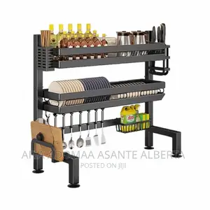 Strong Metal Over Sink 2 Tier Kitchen Rack