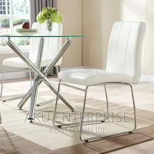 Glass Round Dinning Table