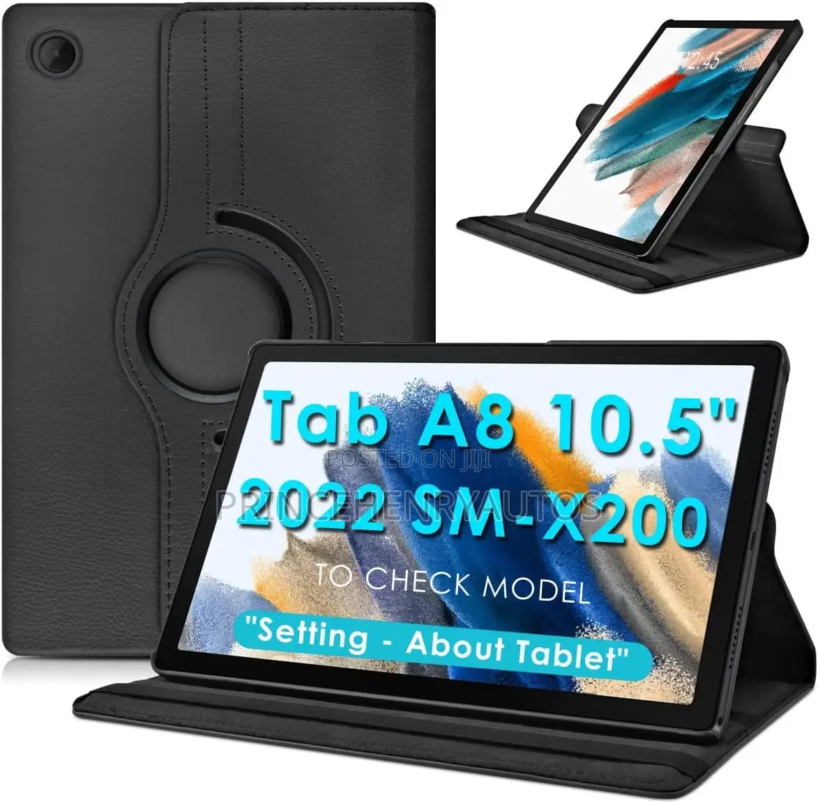 DETUOSI Rotating Case for Samsung Tab A8 10.5" SM-X200