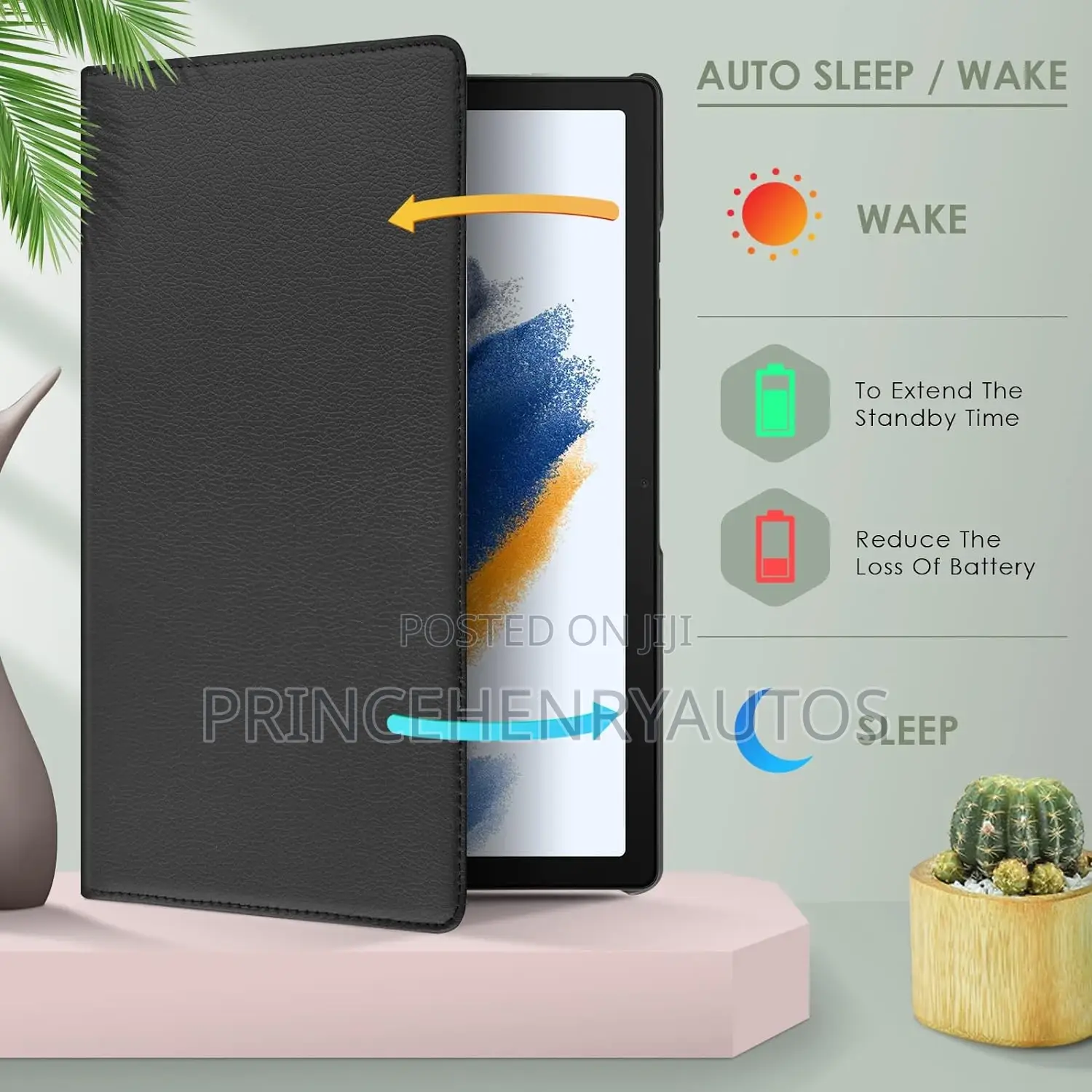 DETUOSI Rotating Case for Samsung Tab A8 10.5" SM-X200