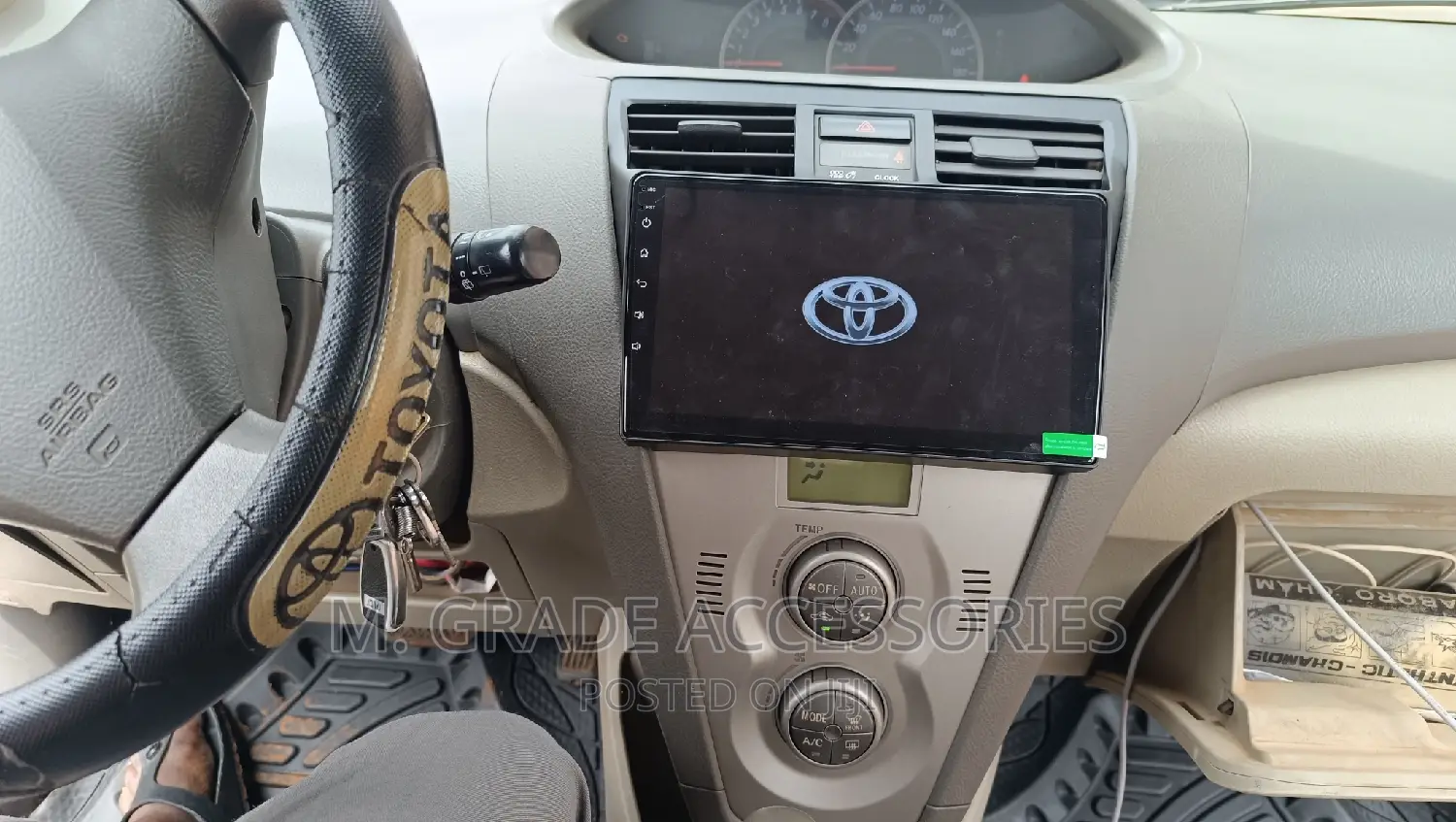 Toyota Belta Yaris Radio Apple Carplay Android Auto