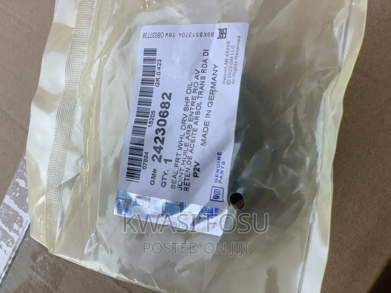Chevolet Cruze ,Trax ,Buick ,Sonic .Gear Box Seal