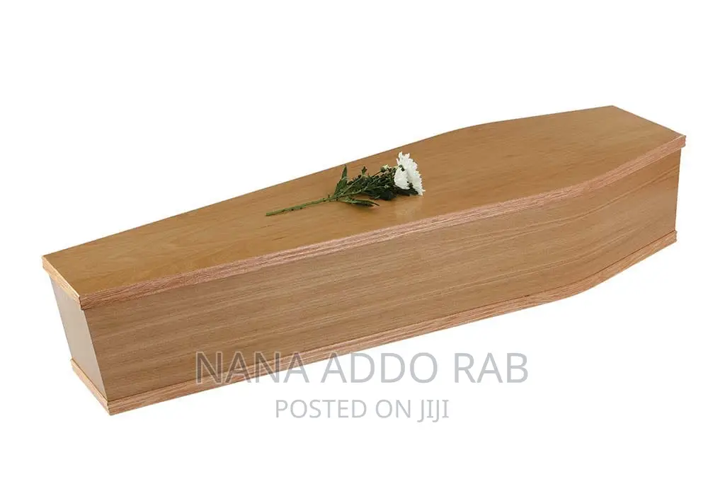 Pure Wood Polish or Stain Coffin. Quality Casket for Funeral