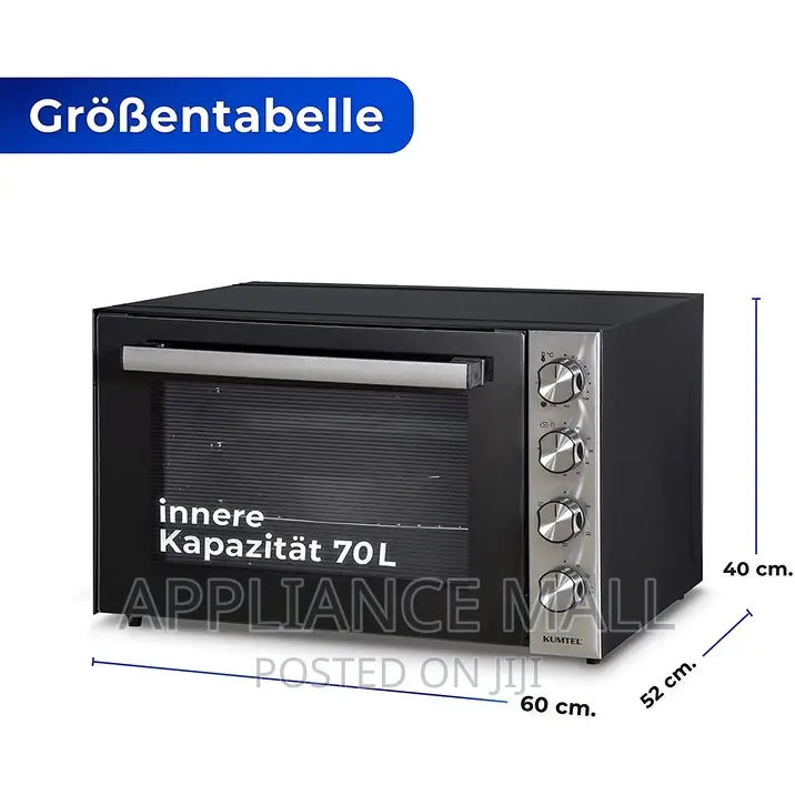 Mini / Pizza Oven With Grill 70 Litres XXL