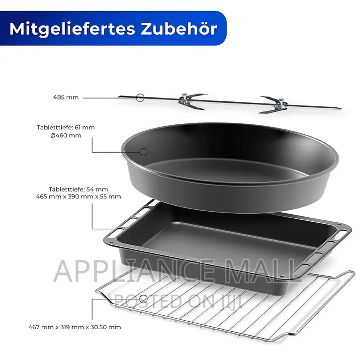 Mini / Pizza Oven With Grill 70 Litres XXL