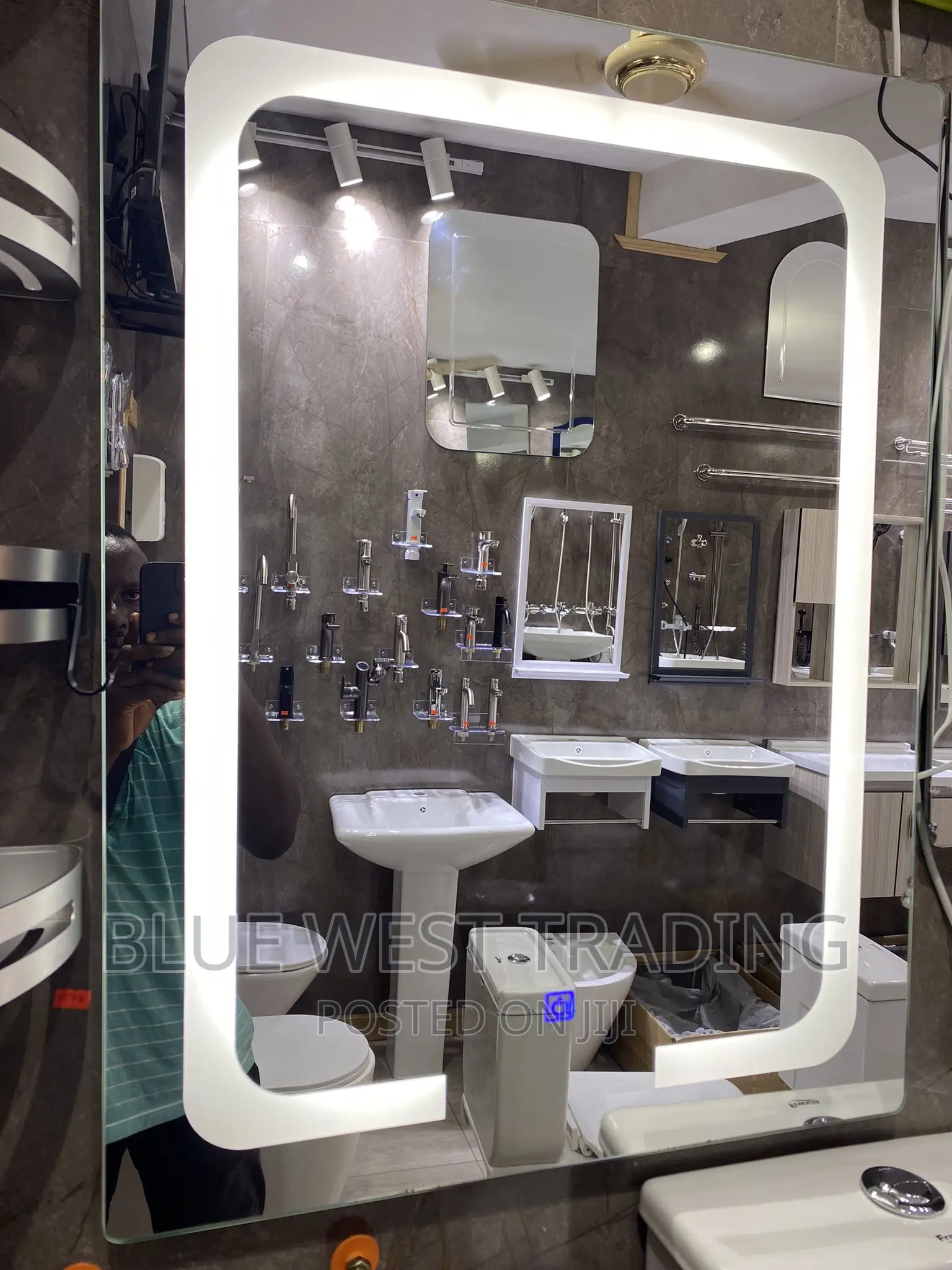 Mirror With LED Lights