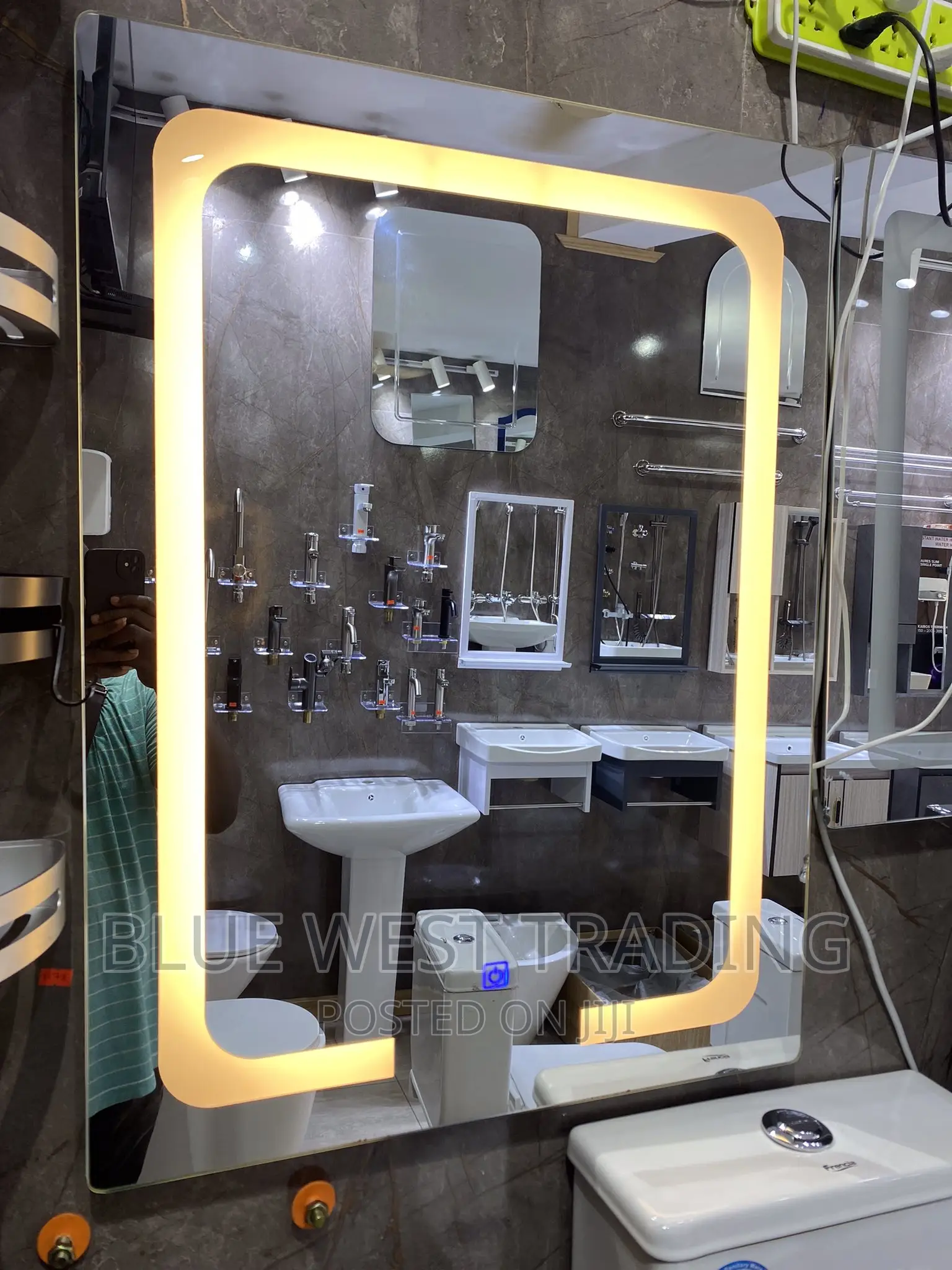 Mirror With LED Lights