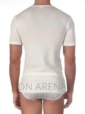 Pack of 3 v Neck White Inner Shirts