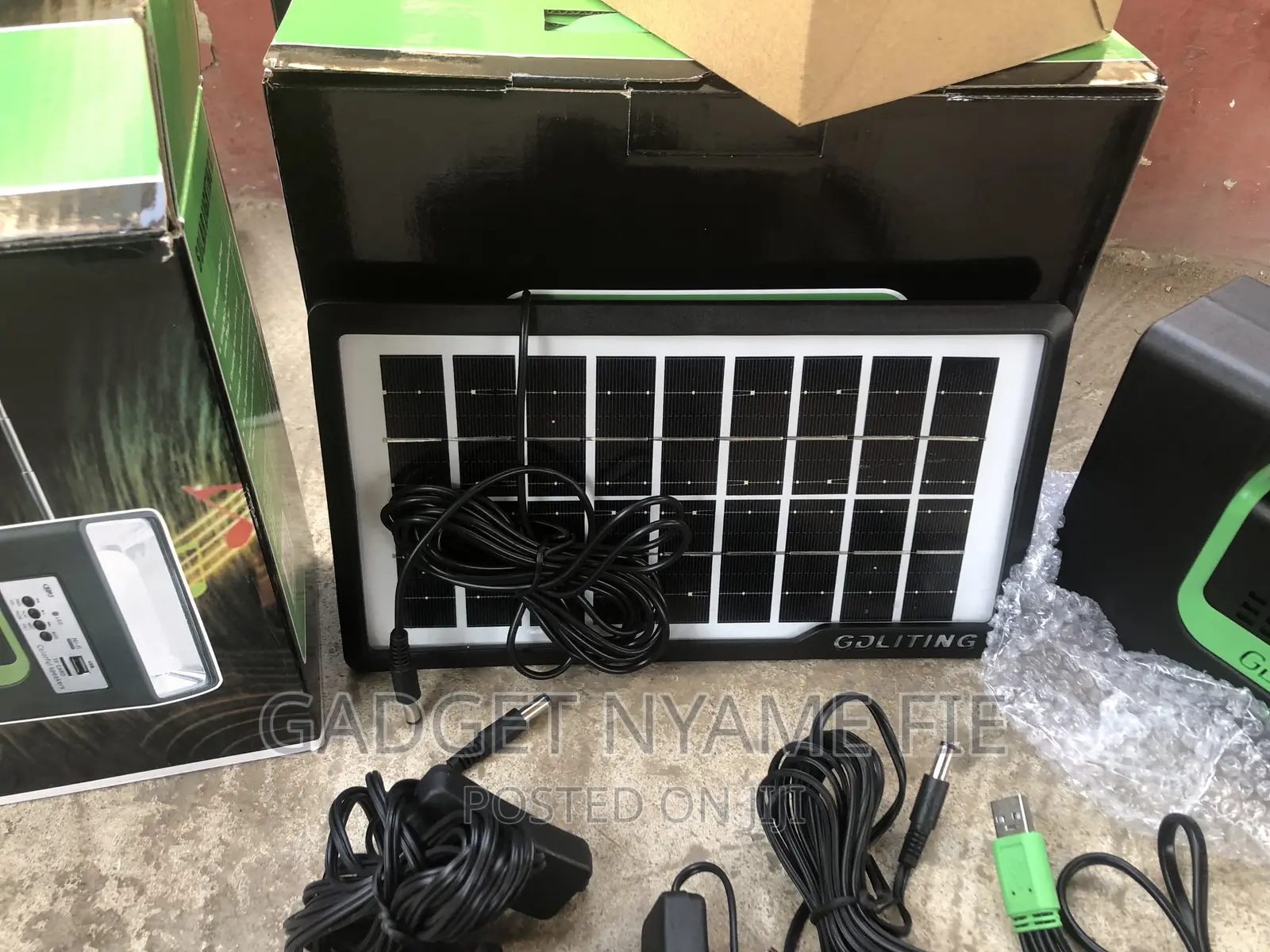 Gdlite Solar System - 3 Bulbs/Radio/Bluetooth/Usb Charger