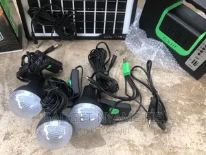 Solar Lighting System - Bulbs/Radio Bluetooth/Usb Charger