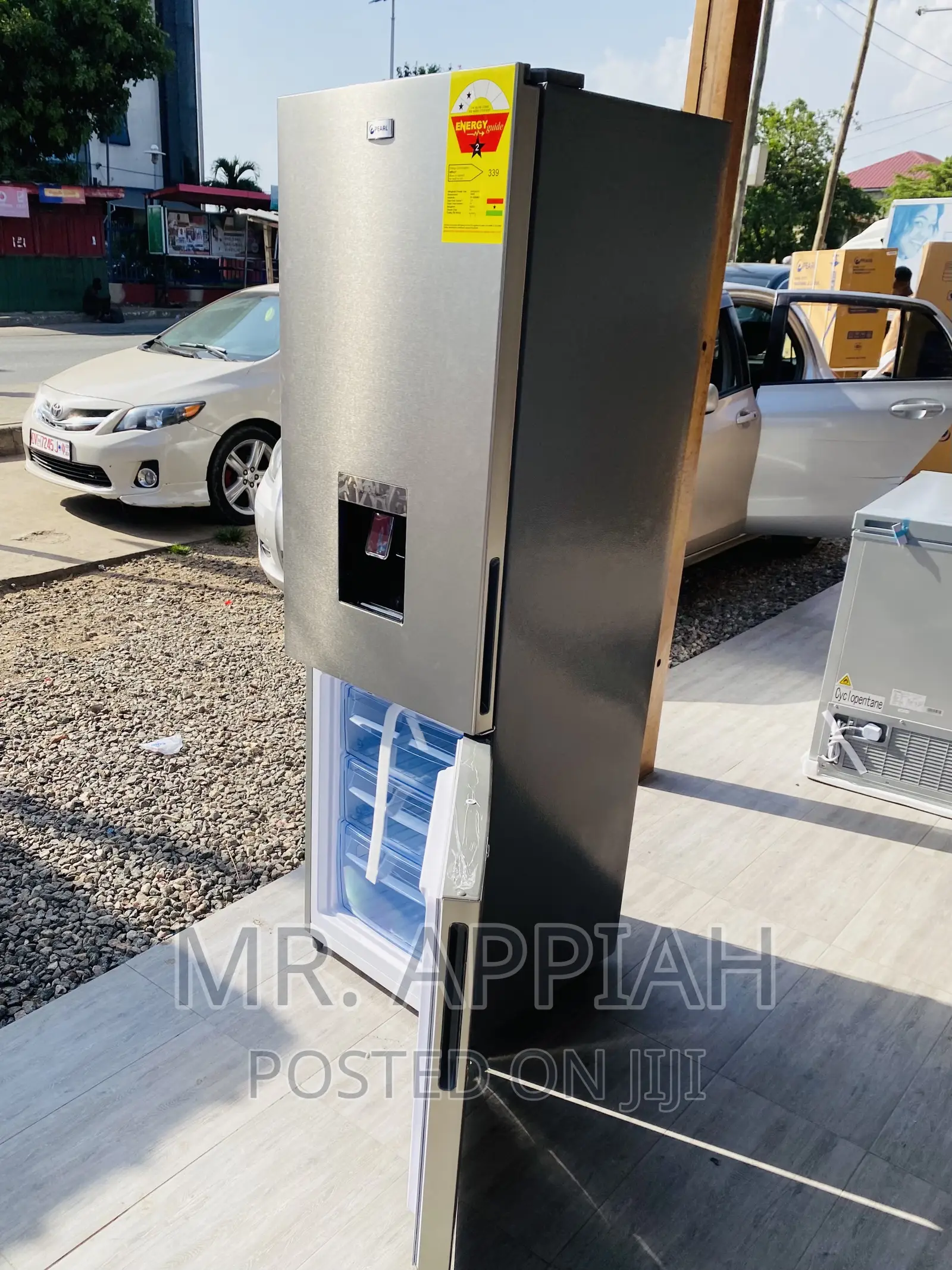 Fresh in Box Pearl Pf-330bwd 251L Double Door Refrigerator.