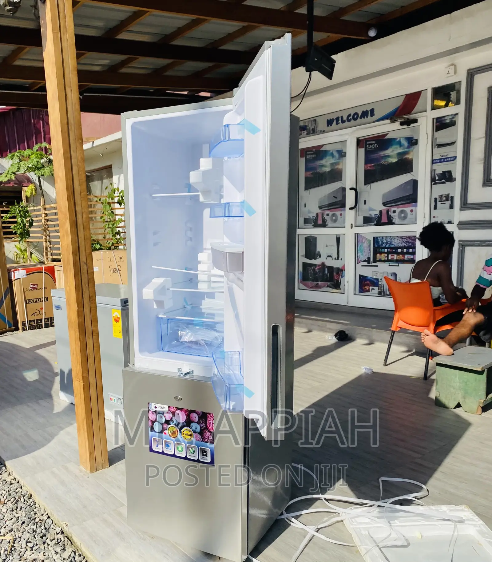 Purchase Pearl Pf-330bwd Double Door Refrigerator(251ltr).