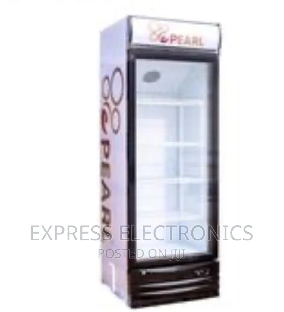 Intelligent Design White Pearl PVC-28 Display Fridge