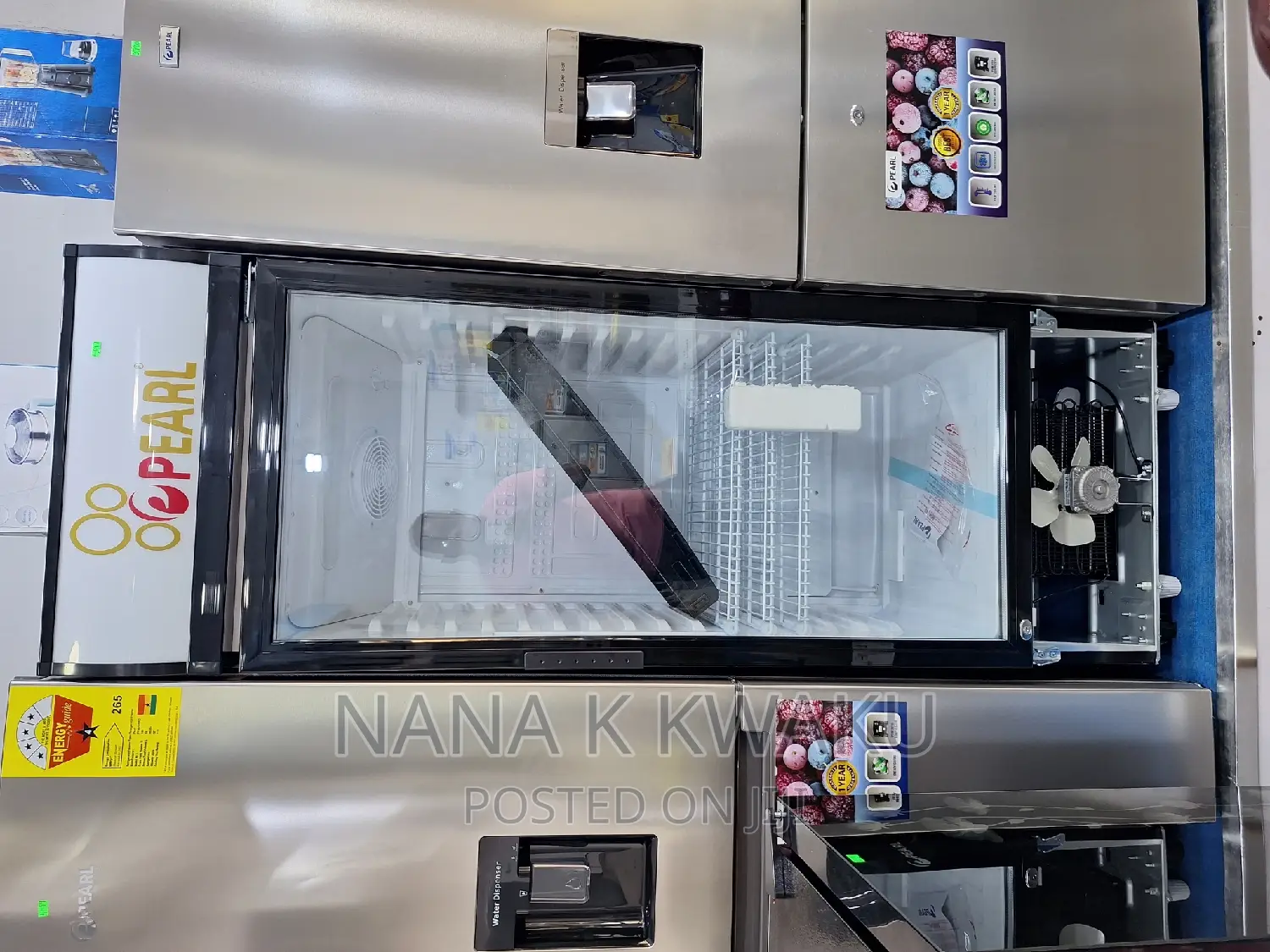 New in Box Pearl 300litres Single Door Fridge