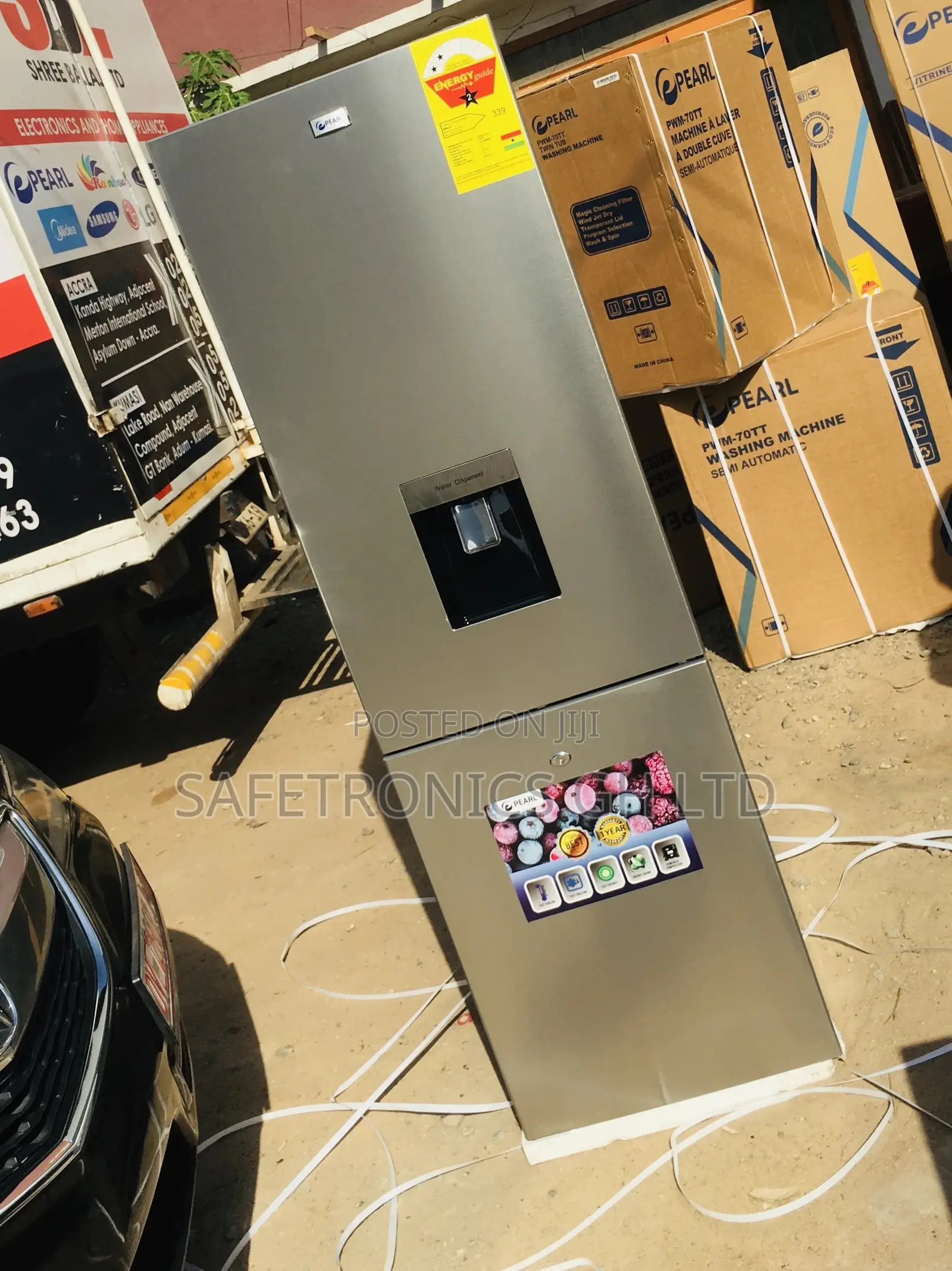 Pf-330bwd Doubledoor Bottomfreezer 251 Liters Fridge