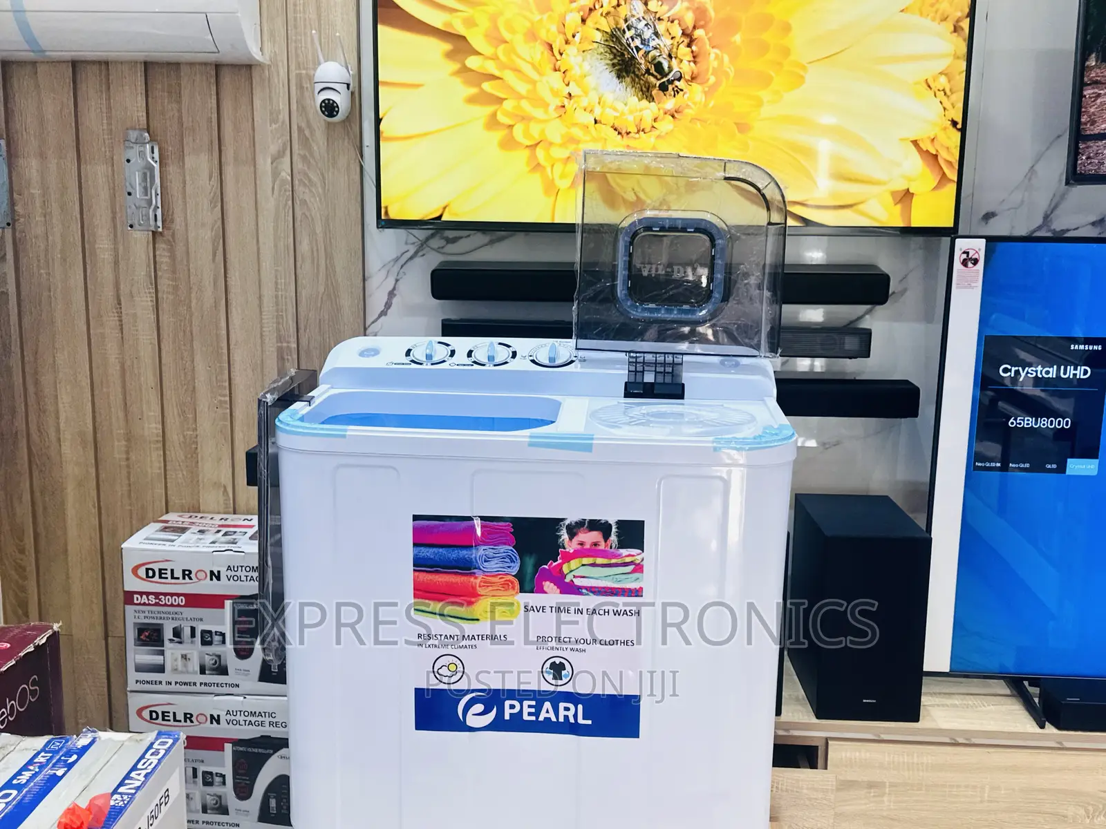 Wash and Dries Faster Pearl Washing Machine 7kg Topload