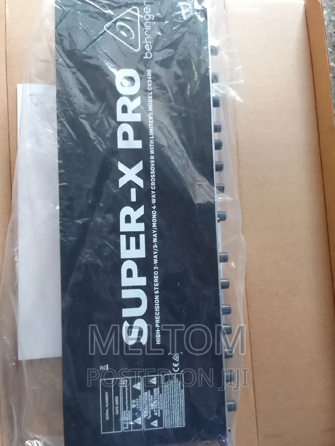 Behringer Super-X Pro 2-Way/3-Way/4-Way Crossover (Cx3400)