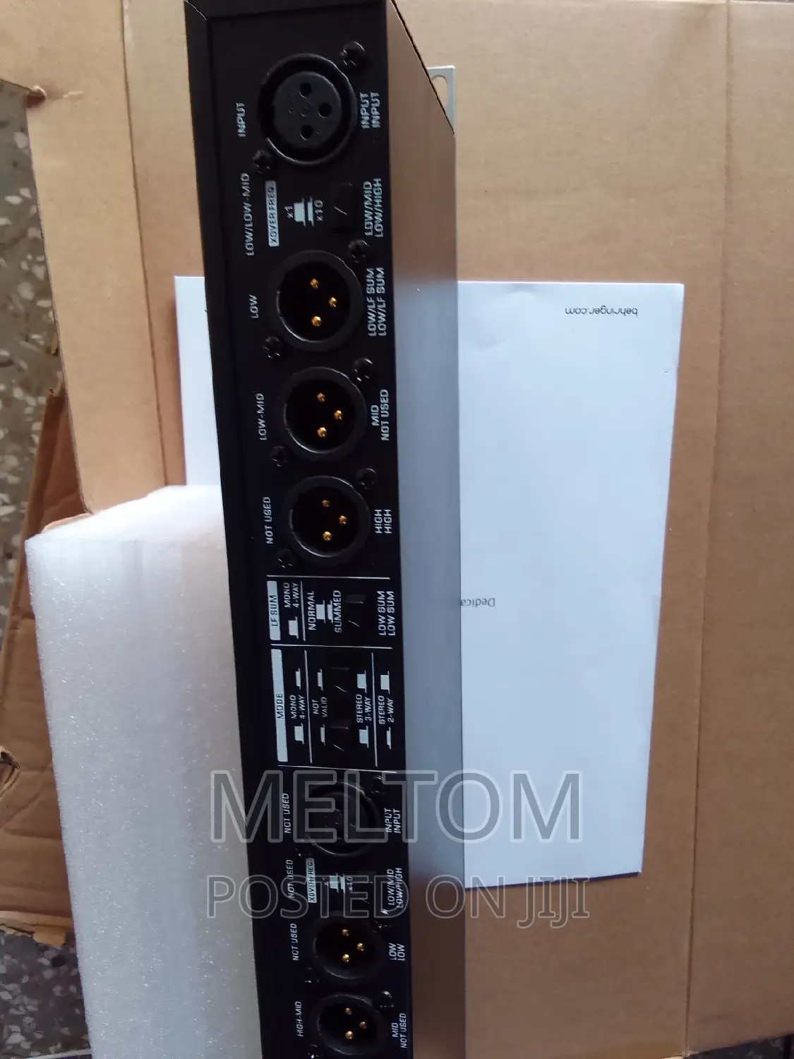 Behringer Super-X Pro 2-Way/3-Way/4-Way Crossover (Cx3400)