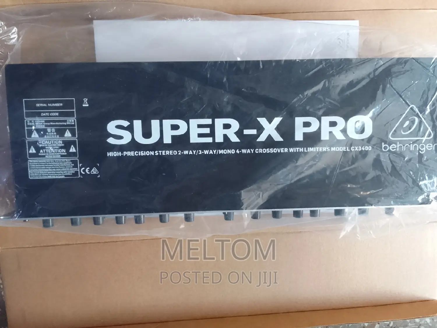 Behringer Super-X Pro 2-Way/3-Way/4-Way Crossover (Cx3400)