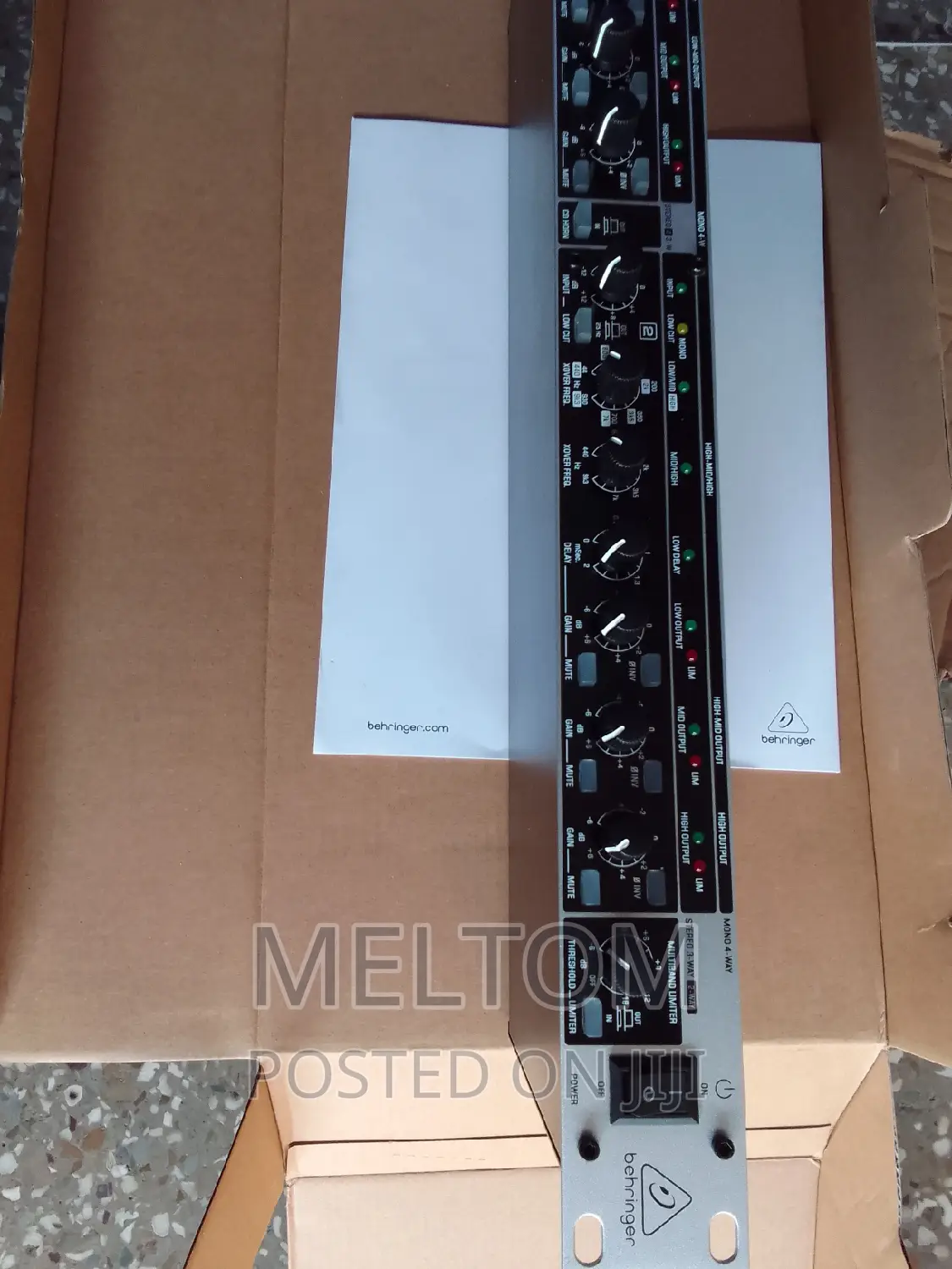 Behringer Super-X Pro 2-Way/3-Way/4-Way Crossover (Cx3400)