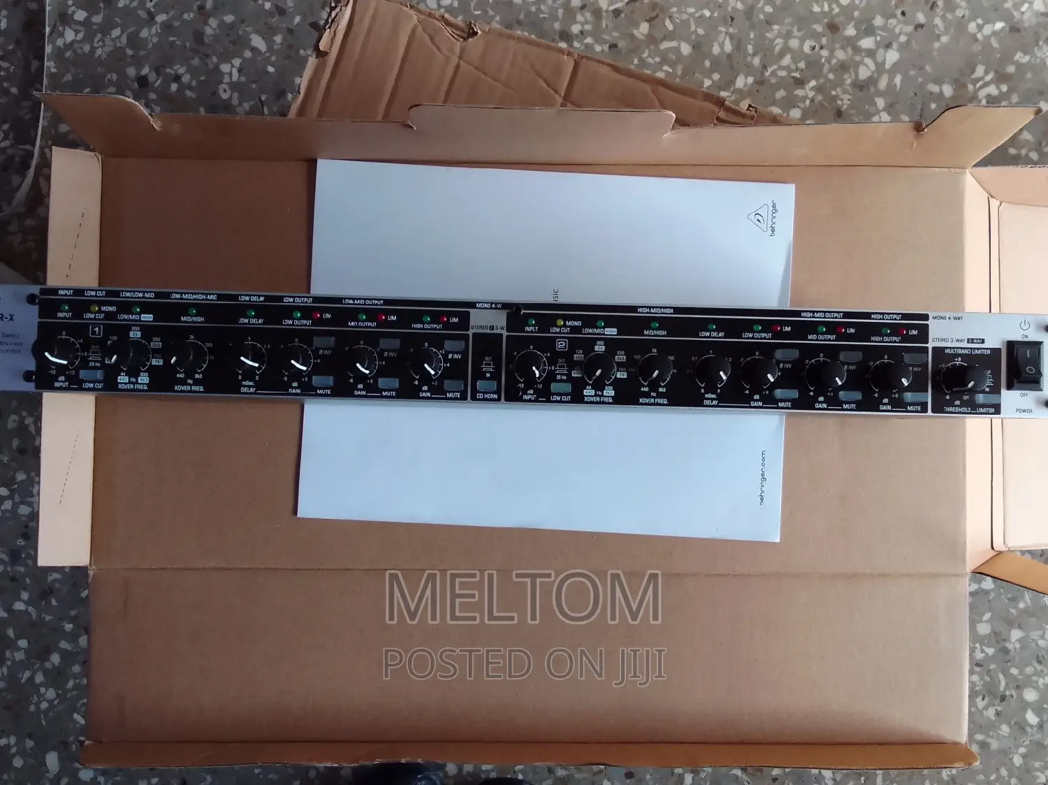 Behringer Super-X Pro 2-Way/3-Way/4-Way Crossover (Cx3400)