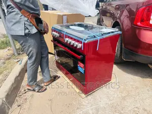 Very Lovely Red Ferre Gas Cooker Oven Grill 5burner 60/90