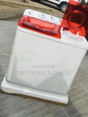 Washingmachine Topload Nasco 11kg Red/White Semiautomatic
