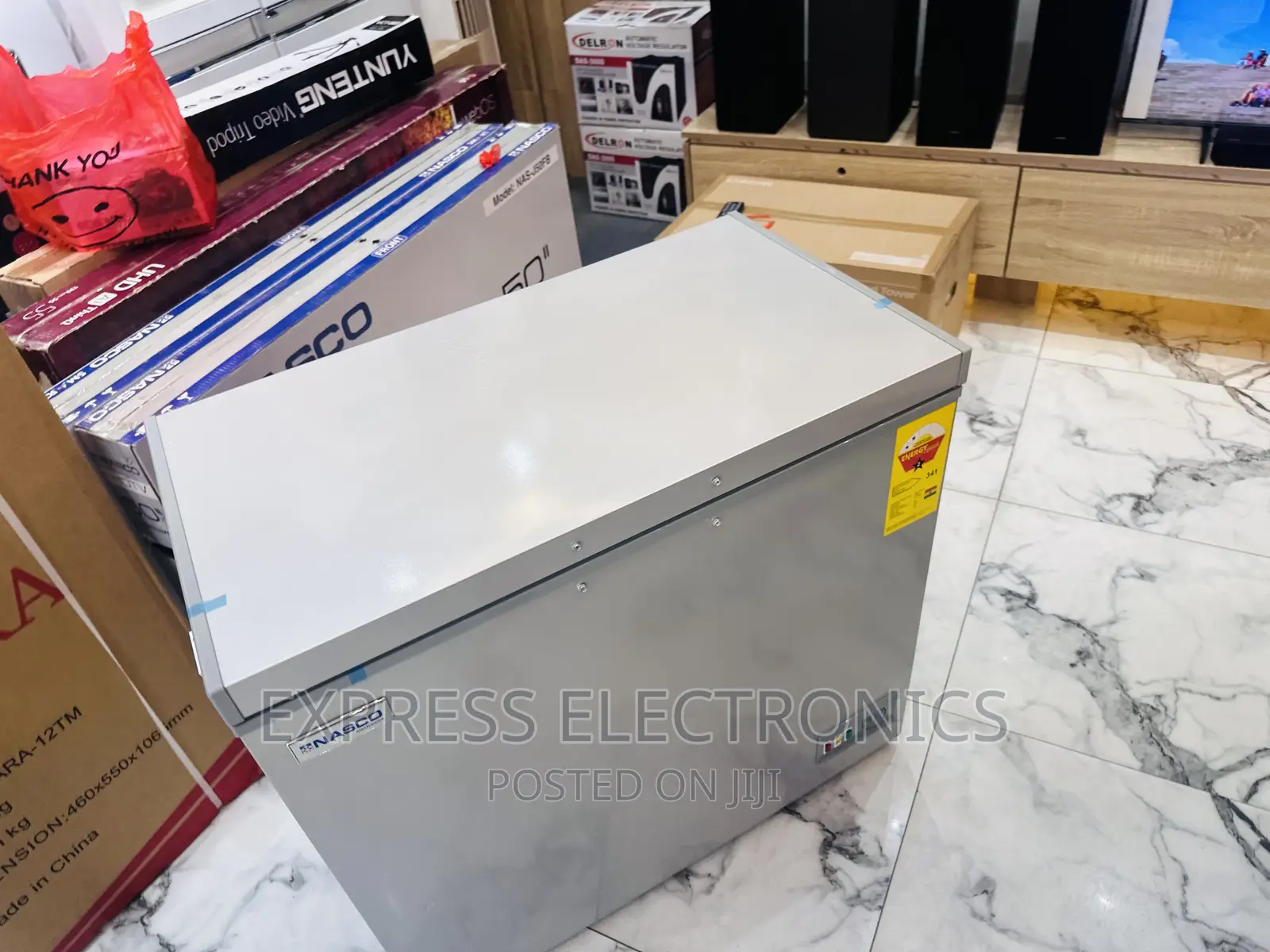 Very Loving  New Grey Chest Freezer Single Door 200L