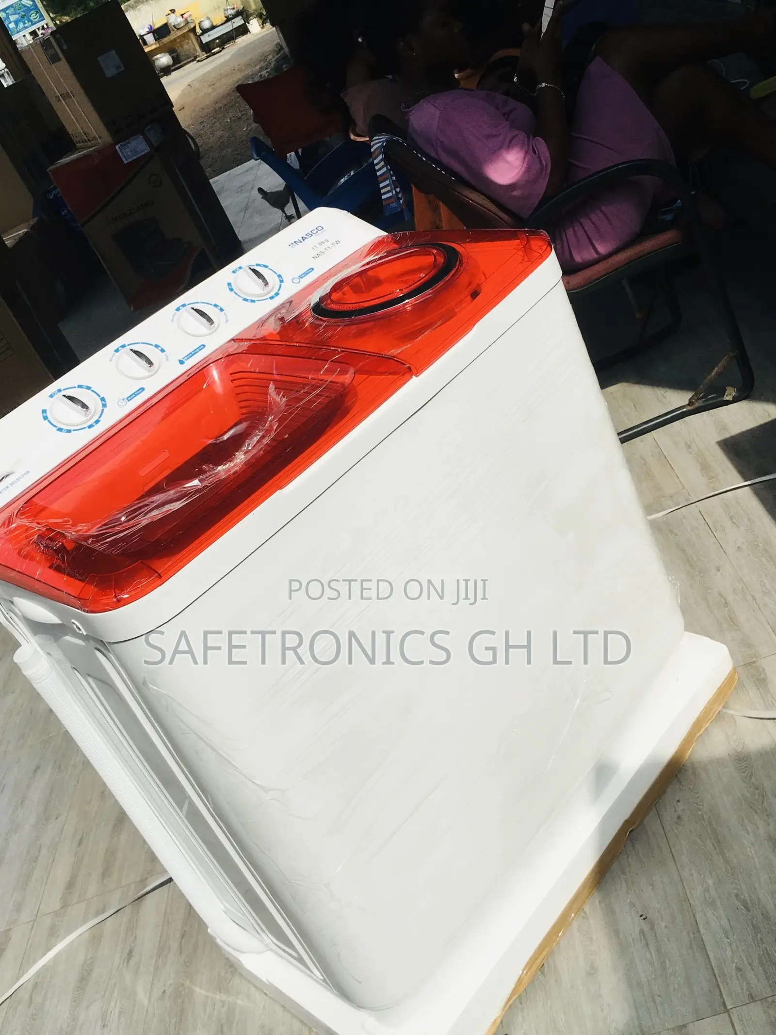 Topload Nasco 11kg Semiautomatic Washingmachine Nasco