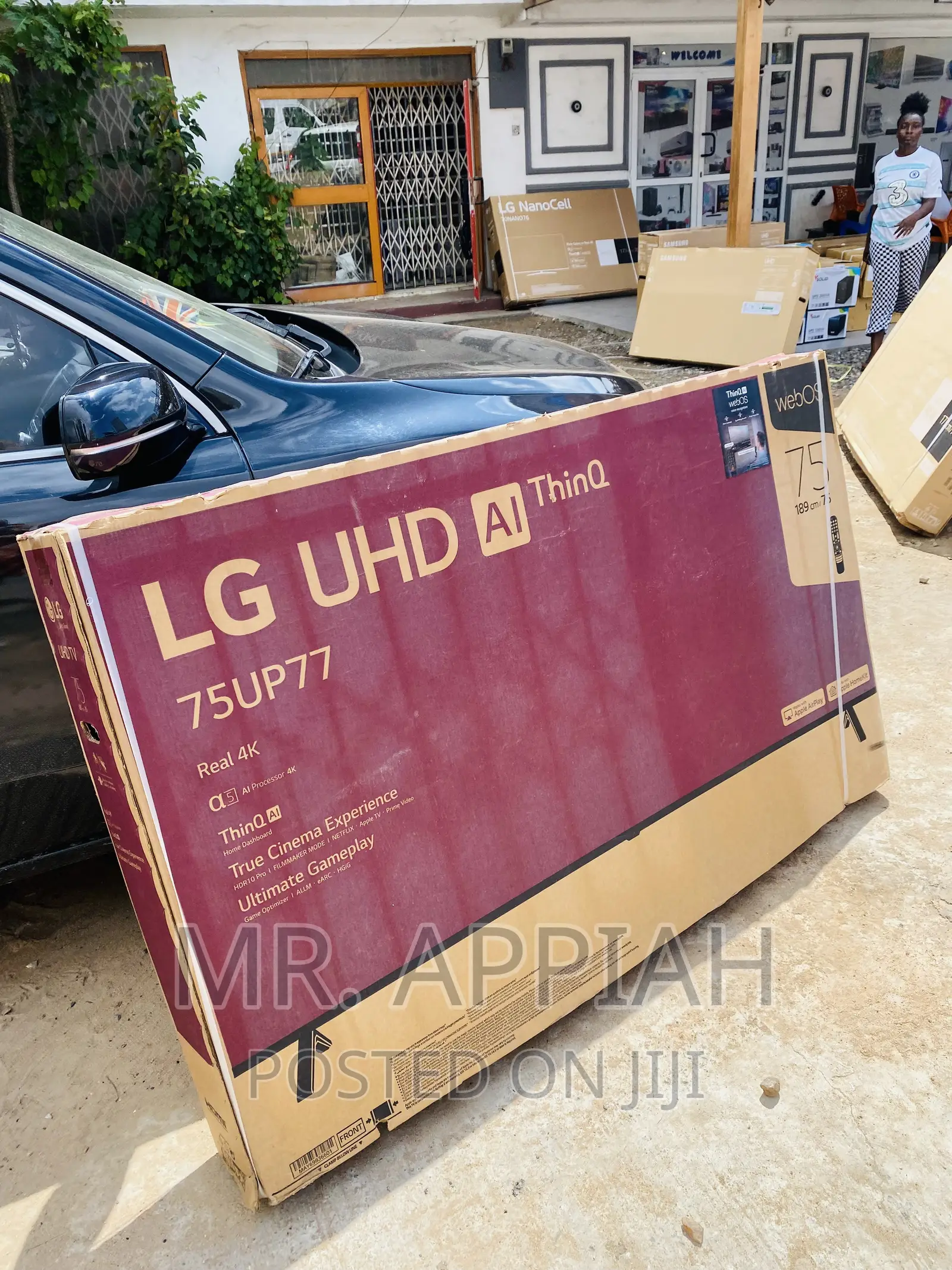 Shop Classic LG 75up7750 75” Uhd Smart Led Tv(Black).
