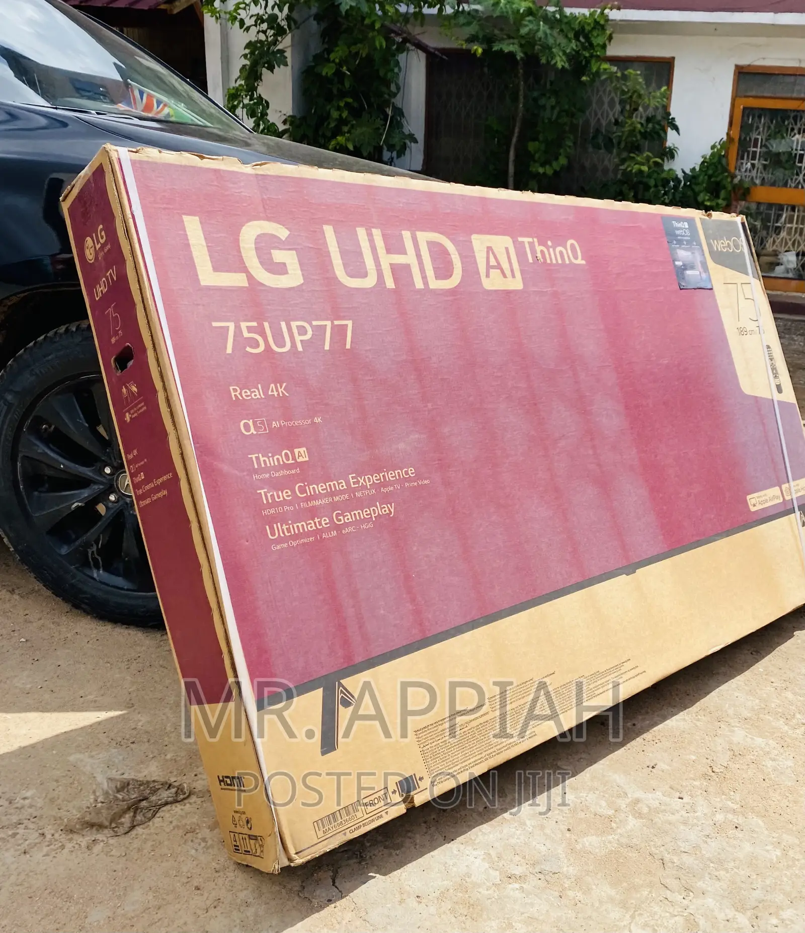 Reliable LG 75up7750 75” Uhd Smart Led Tv (Black).