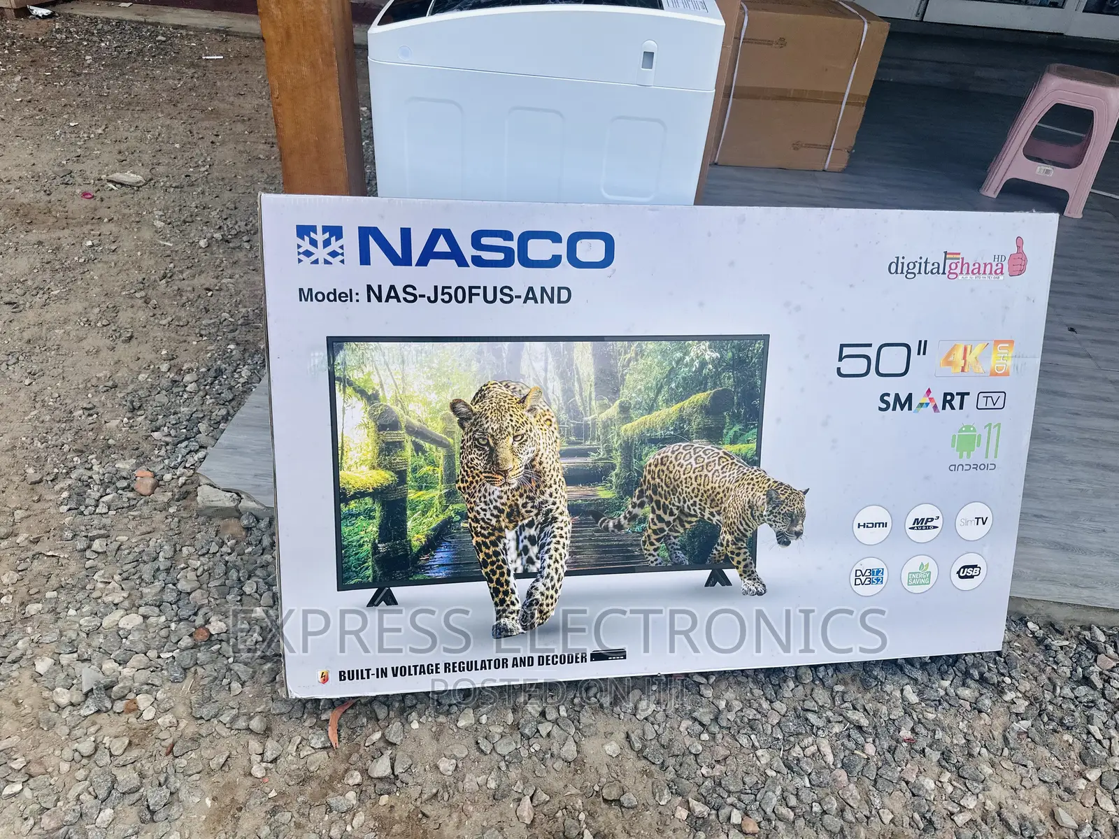 Google Assistant UHD Smart Android 50”Nasco