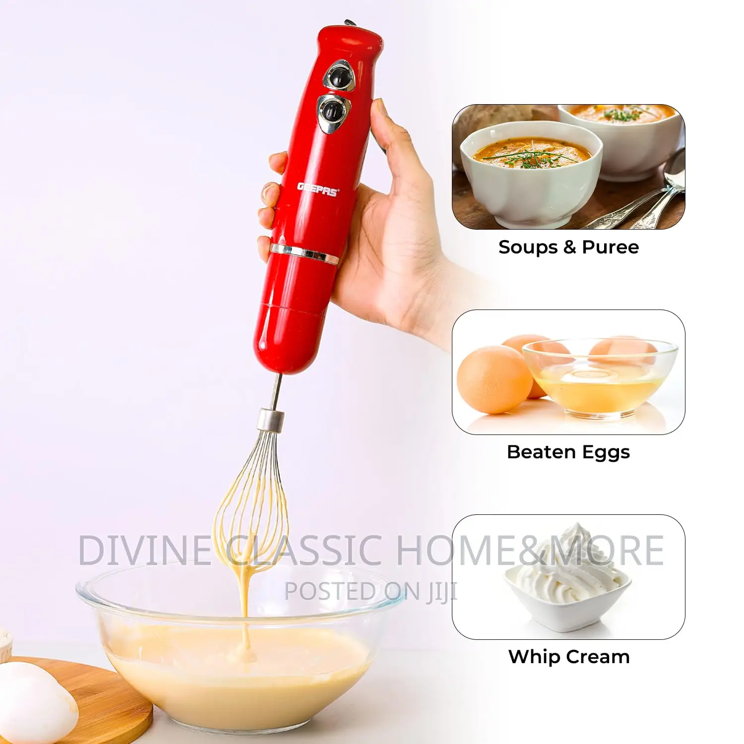 Geepas 3in1 Hand Blender