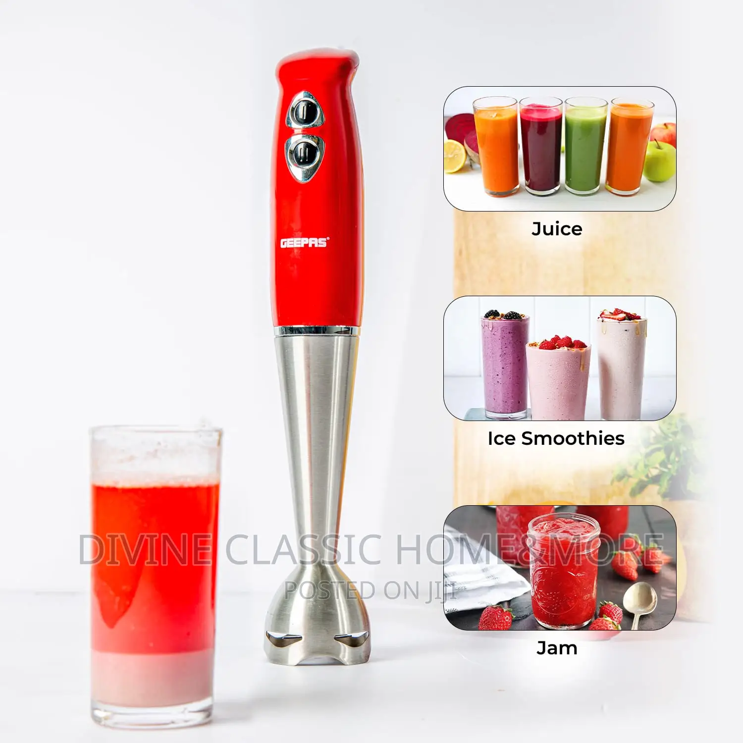 Geepas 3in1 Hand Blender