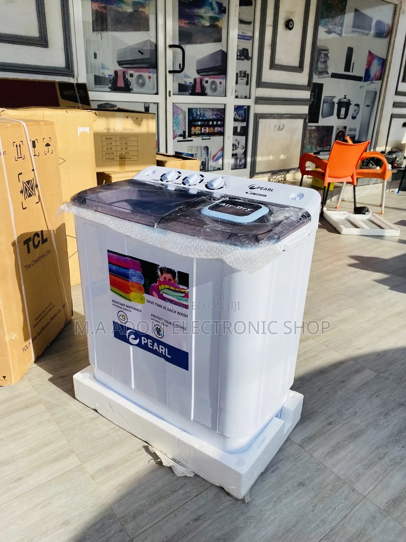 Buy Quality Pearl 12kg Electric Washing Machine + Spin/Dry 