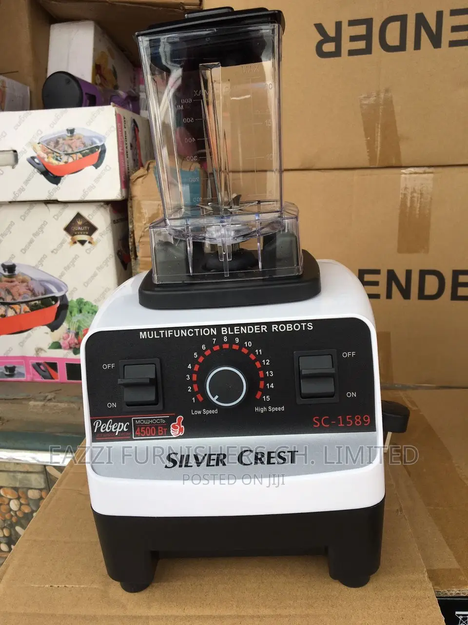Highly Quality Silver Crest Blender + Free Mushroom Head