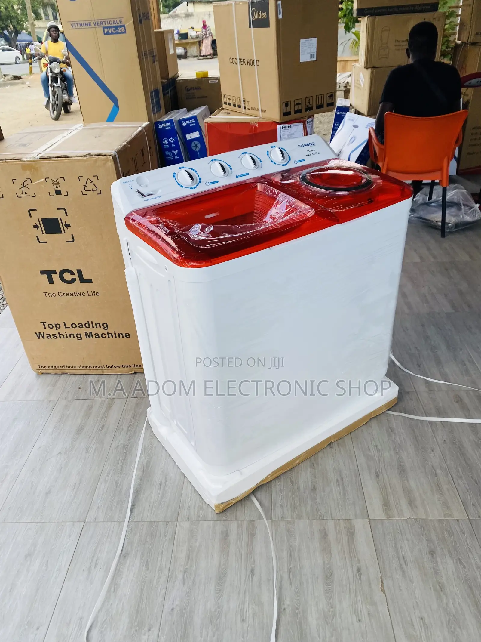 Original Nasco 11kg Top Load Electric Washing Machine 