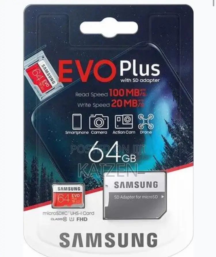 Samsung Evo+ Memory Card 64GB