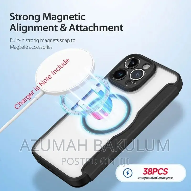 iPhone 14 Pro Max /13 Pro Max Magnetic Magsafe Flip Cover