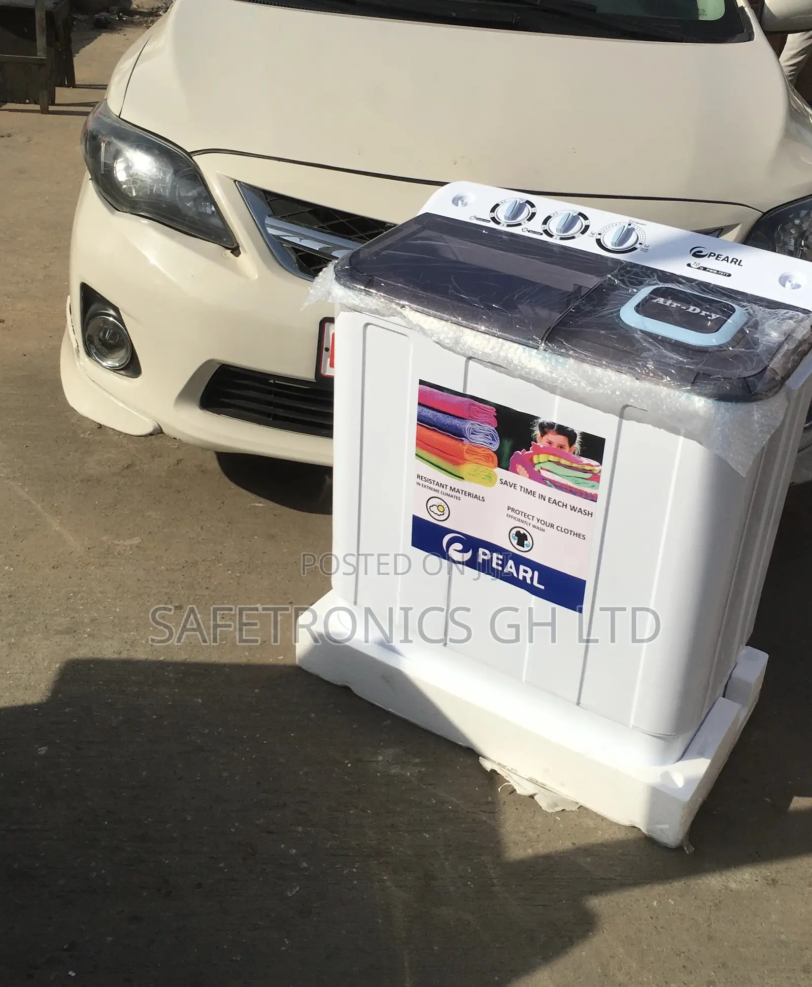 7kg Semiautomatic Washingmachine Topload White Pearl