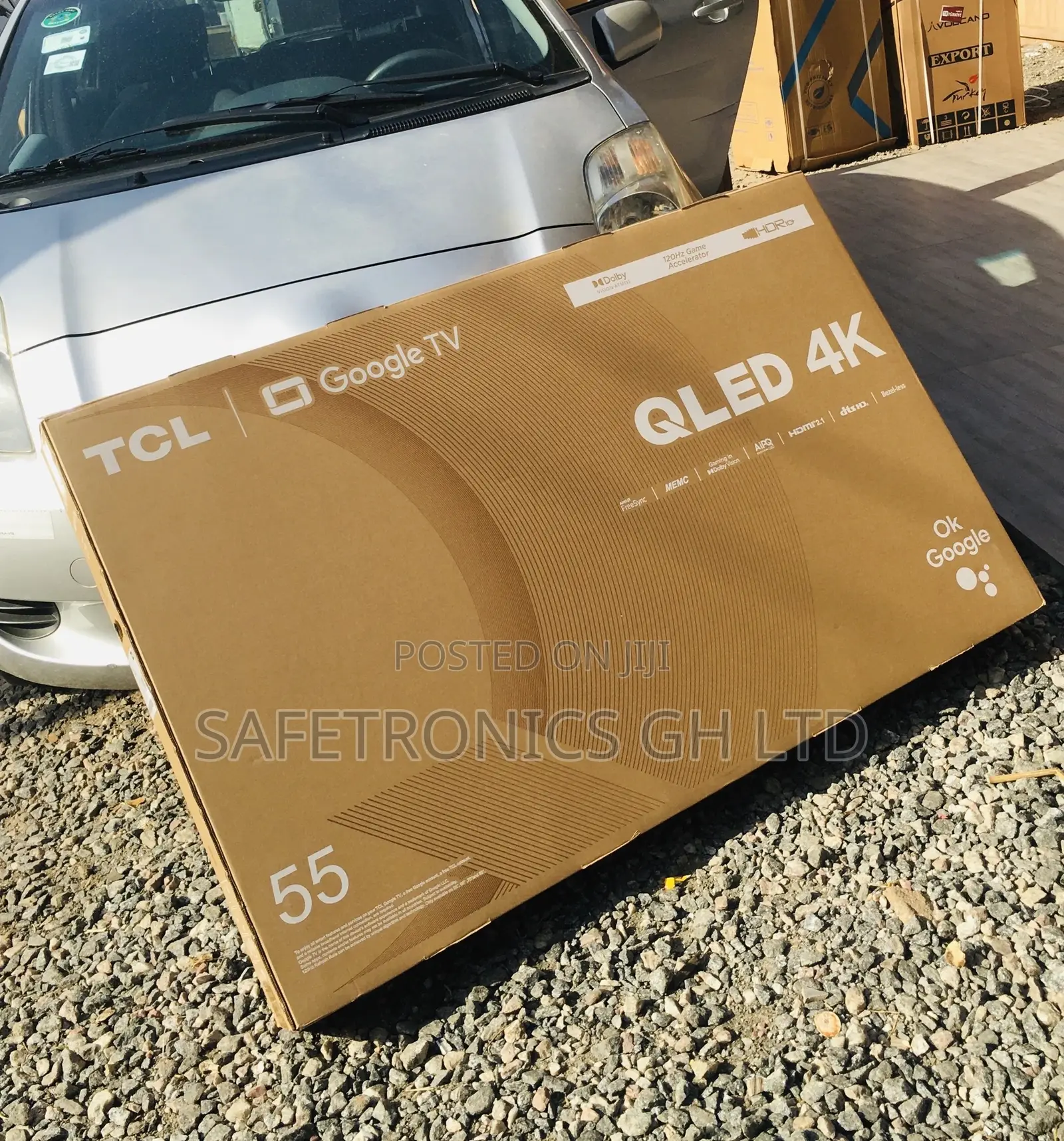 55 Inches Glossy TCL Qled Smart UHD C645 Black HDR Tv